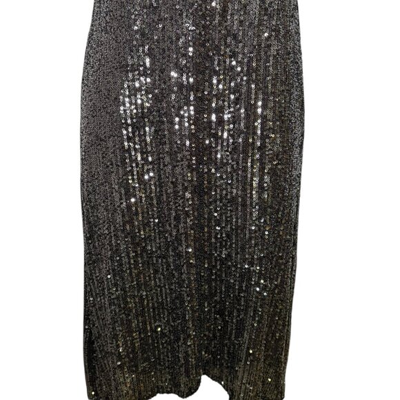 Cupcakes and Cashmere Black Sequin Joelle Midi Dress Size Small - Picture 4 of 7